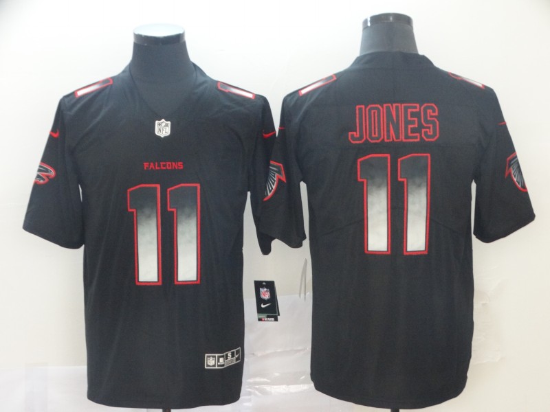 Men's Atlanta Falcons Julio Jones #11 Black Authentic Jersey